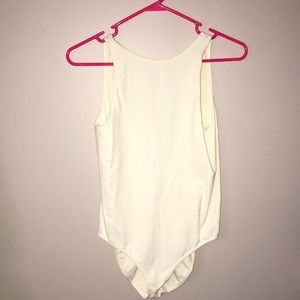 Free People Cream Body Suit